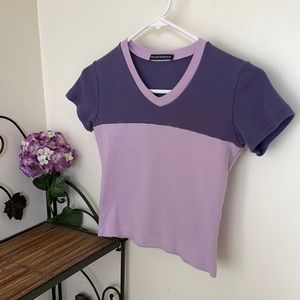 BRANDY MELVILLE 💐Cute Purple & Lavender Tee